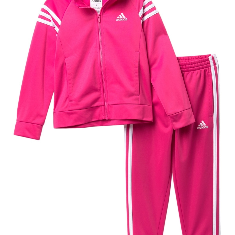 adidas Toddler Girls' Tricot Track Jacket & Pants